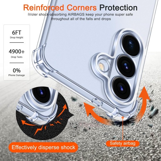 Husa Anti soc, transparenta compatibila cu Samsung Galaxy S26