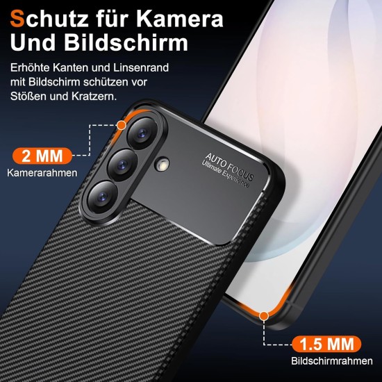 Husa Alc Mobile auto focus carbon compatibila cu Samsung Galaxy S26 Husa Alc Mobile auto focus carbon compatibila cu Samsung Galaxy S26