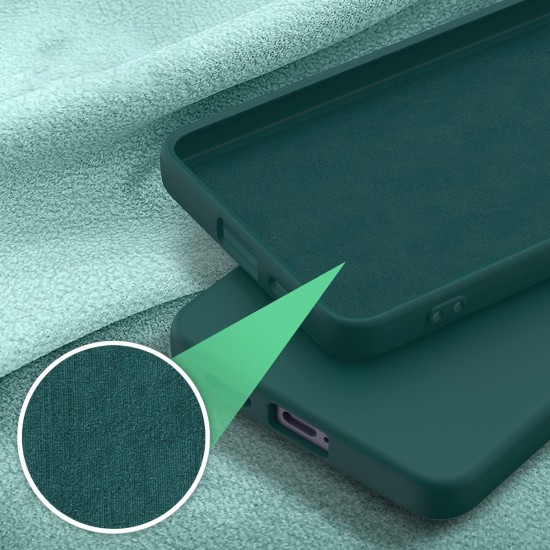 Husa Soft Touch, slim, ALC Mobile, anti soc, compatibila cu Samsung Galaxy S26, Verde inchis Tpu