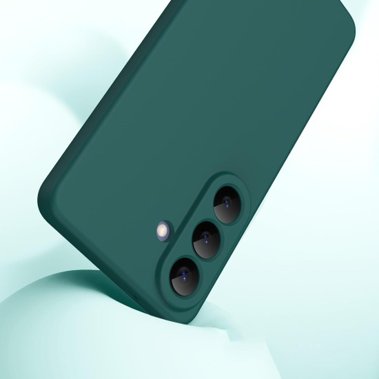 Husa Soft Touch, slim, ALC Mobile, anti soc, compatibila cu Samsung Galaxy S26, Verde inchis Tpu