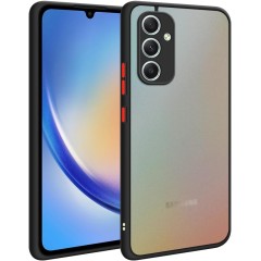 Husa hibrid ALC compatibila cu Samsung Galaxy A34 5G, husa de protectie rezistenta la zgarieturi, rezistenta la socuri, cadru TPU negru cu capac dur usor transparent pe spate Husa hibrid ALC compatibila cu Samsung Galaxy A34 5G, husa de protectie rezistenta la zgarieturi, rezistenta la socuri, cadru TPU negru cu capac dur usor transparent pe spate