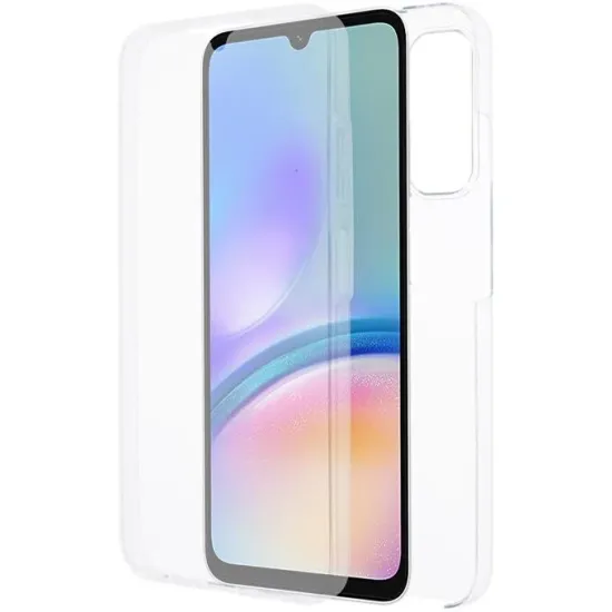 Husa 360 compatibila cu Samsung Galaxy A05 - V2 Transparent fata si spate Husa 360 compatibila cu Samsung Galaxy A05 - V2 Transparent fata si spate