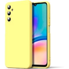 Husa Soft Touch, compatibila cu Samsung Galaxy A05S, Galben Tpu