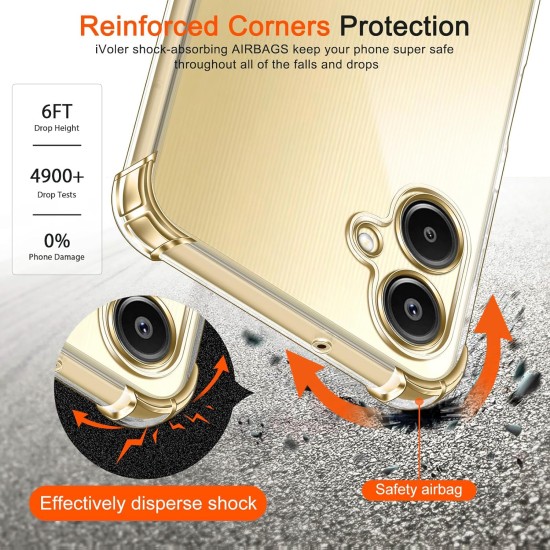 Husa Anti soc, transparenta compatibila cu Samsung Galaxy A06