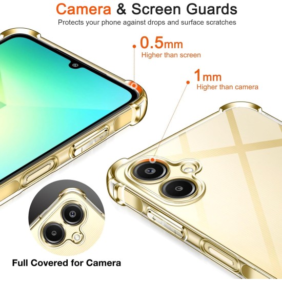 Husa Anti soc, transparenta compatibila cu Samsung Galaxy A06