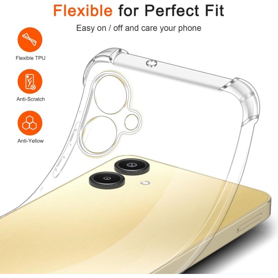 Husa Anti soc, transparenta compatibila cu Samsung Galaxy A06