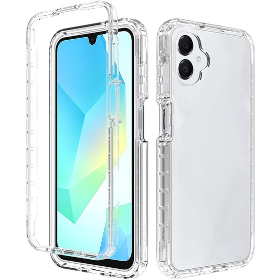 Husa 360 compatibila cu Samsung Galaxy A07 - V2 Transparent fata si spate