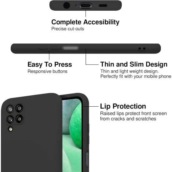 Husa Soft Touch, slim, ALC Mobile, anti soc, compatibila cu Samsung Galaxy A12, Negru Tpu Husa Soft Touch, slim, ALC Mobile, anti soc, compatibila cu Samsung Galaxy A12, Negru Tpu