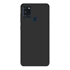 Husa silicon compatibila cu Samsung Galaxy A21S - Negrru Husa silicon compatibila cu Samsung Galaxy A21S - Negrru