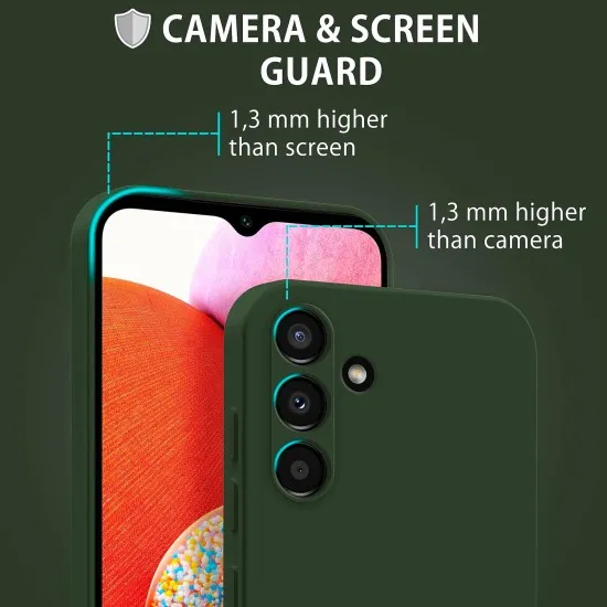 Husa Soft Touch, slim, ALC Mobile, anti soc, compatibila cu Samsung Galaxy A14 4G / 5G, Olive Green Tpu Husa Soft Touch, slim, ALC Mobile, anti soc, compatibila cu Samsung Galaxy A14 4G / 5G, Olive Green Tpu