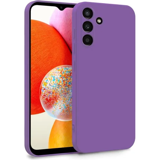 Husa Soft Touch, slim, ALC Mobile, anti soc, compatibila cu Samsung Galaxy A34 5G, Mov Tpu