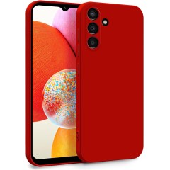 Husa Soft Touch, compatibila cu Samsung Galaxy A14 4G / 5G, Rosu Tpu