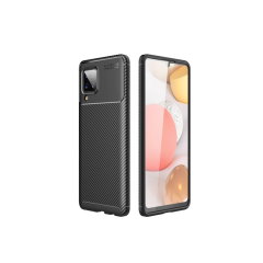 Husa Auto Focus Carbon compatibila cu Samsung Galaxy A12- Negru Husa Auto Focus Carbon compatibila cu Samsung Galaxy A12- Negru