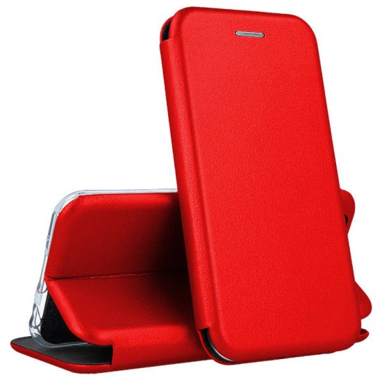 Husa Flip cover magnetic compatibila cu Samsung Galaxy A17, Rosu Husa Flip cover magnetic compatibila cu Samsung Galaxy A17, Rosu