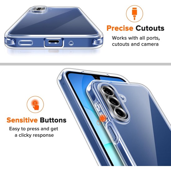 Husa Anti soc, transparenta compatibila cu Samsung Galaxy A17 Husa Anti soc, transparenta compatibila cu Samsung Galaxy A17
