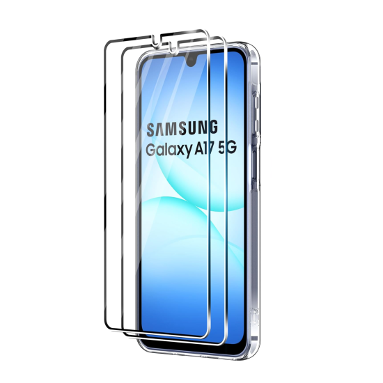 Folie sticla compatibila cu Samsung Galaxy A17 - Contur negru ALC