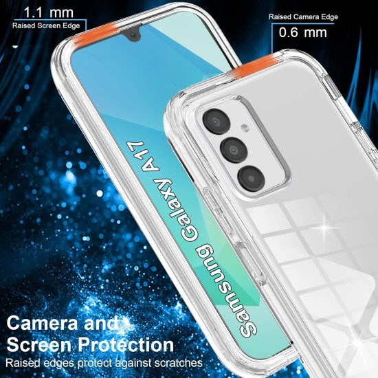 Husa 360 compatibila cu Samsung Galaxy A17 - V2 Transparent fata si spate Husa 360 compatibila cu Samsung Galaxy A17 - V2 Transparent fata si spate