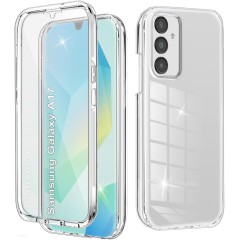 Husa 360 compatibila cu Samsung Galaxy A17 - V2 Transparent fata si spate
