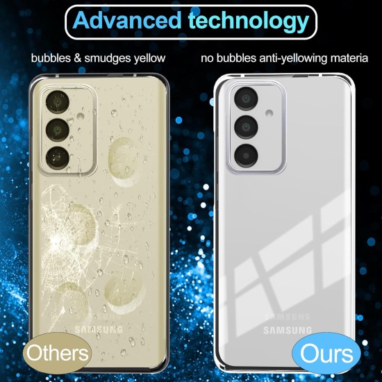 Husa 360 compatibila cu Samsung Galaxy A17 - V2 Transparent fata si spate Husa 360 compatibila cu Samsung Galaxy A17 - V2 Transparent fata si spate
