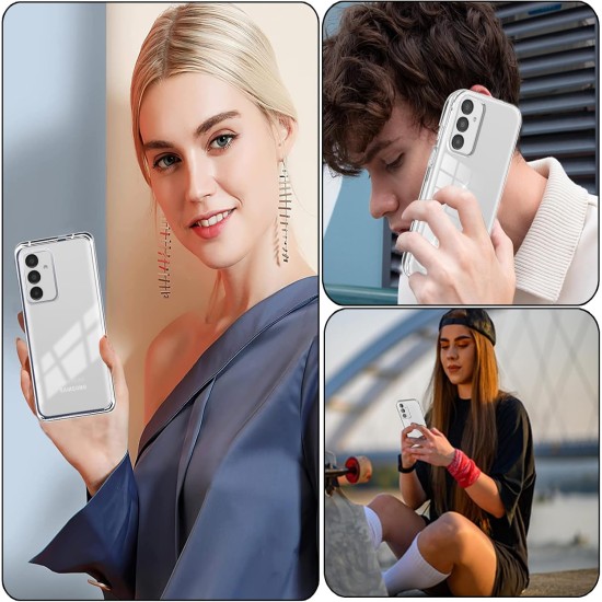 Husa 360 compatibila cu Samsung Galaxy A17 - V2 Transparent fata si spate Husa 360 compatibila cu Samsung Galaxy A17 - V2 Transparent fata si spate