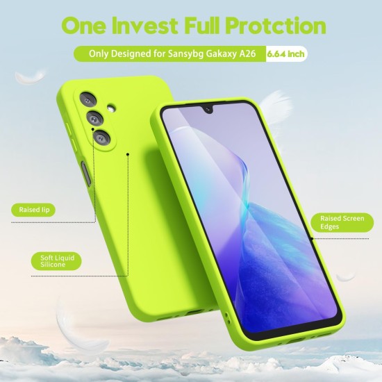 Husa Compatibila cu Samsung Galaxy A17, TPU Verde Neon, Slim Soft Touch, Anti-Soc, ALC Mobile