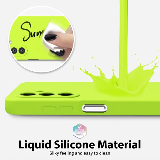 Husa Compatibila cu Samsung Galaxy A17, TPU Verde Neon, Slim Soft Touch, Anti-Soc, ALC Mobile