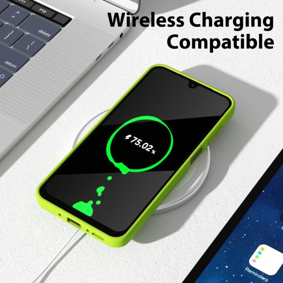 Husa Compatibila cu Samsung Galaxy A17, TPU Verde Neon, Slim Soft Touch, Anti-Soc, ALC Mobile