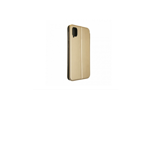 Husa Flip cover magnetic compatibila cu Samsung Galaxy A22 4G/LTE, Gold