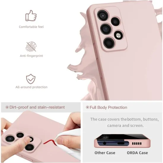 Husa Soft Touch, slim, ALC Mobile, anti soc, compatibila cu Samsung Galaxy A23 5G, Roz Pudra Tpu Husa Soft Touch, slim, ALC Mobile, anti soc, compatibila cu Samsung Galaxy A23 5G, Roz Pudra Tpu