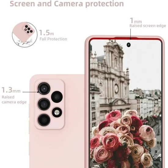 Husa Soft Touch, slim, ALC Mobile, anti soc, compatibila cu Samsung Galaxy A23 5G, Roz Pudra Tpu Husa Soft Touch, slim, ALC Mobile, anti soc, compatibila cu Samsung Galaxy A23 5G, Roz Pudra Tpu