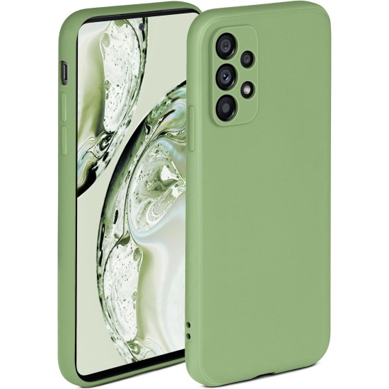 Husa Soft Touch, slim, ALC Mobile, anti soc, compatibila cu Samsung Galaxy A23 5G, Verde Tpu