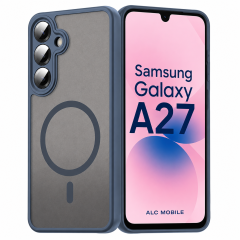 Husa pentru Samsung Galaxy A27, Matte MagSafe, Protectie 360, Anti-Soc, Protectie Camera, Albastru