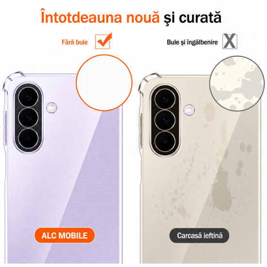 Husa Anti soc, transparenta compatibila cu Samsung Galaxy A27