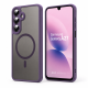 Husa pentru Samsung Galaxy A27, Matte MagSafe, Protectie 360, Anti-Soc, Protectie Camera, Mov