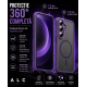 Husa pentru Samsung Galaxy A27, Matte MagSafe, Protectie 360, Anti-Soc, Protectie Camera, Mov