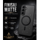 Husa pentru Samsung Galaxy A27, Matte MagSafe, Protectie 360, Anti-Soc, Protectie Camera, Negru