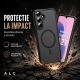 Husa pentru Samsung Galaxy A27, Matte MagSafe, Protectie 360, Anti-Soc, Protectie Camera, Negru