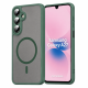 Husa pentru Samsung Galaxy A27, Matte MagSafe, Protectie 360, Anti-Soc, Protectie Camera, Verde