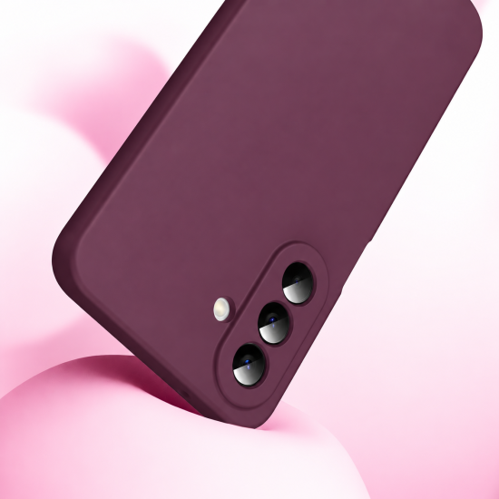 Husa Compatibila cu Samsung Galaxy A27, TPU Dark Cherry, Slim Soft Touch, Anti-Soc, ALC Mobile