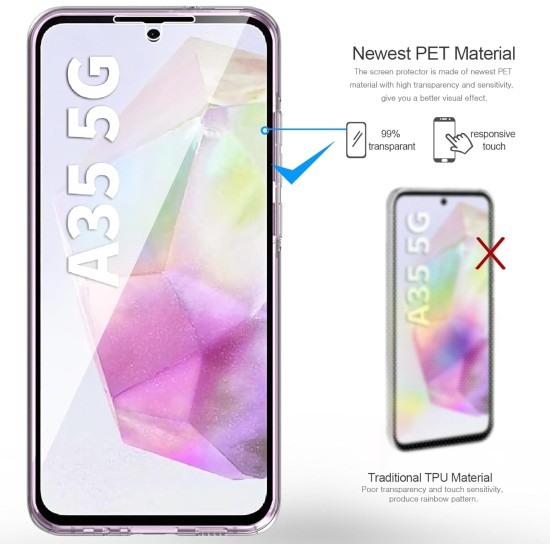 Husa fata plus spate 360 Samsung Galaxy A35