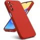 Husa Soft Touch, slim, ALC Mobile, anti soc, compatibila cu Samsung Galaxy A16, Rosu Tpu