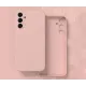 Husa Soft Touch, slim, ALC Mobile, anti soc, compatibila cu Samsung Galaxy A35, Roz Pudra Tpu