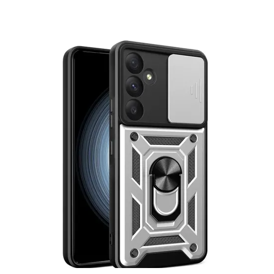 Husa pentru Samsung Galaxy A55 - ALC Mobile, Armor Anti Soc - Argintiu Husa pentru Samsung Galaxy A55 - ALC Mobile, Armor Anti Soc - Argintiu