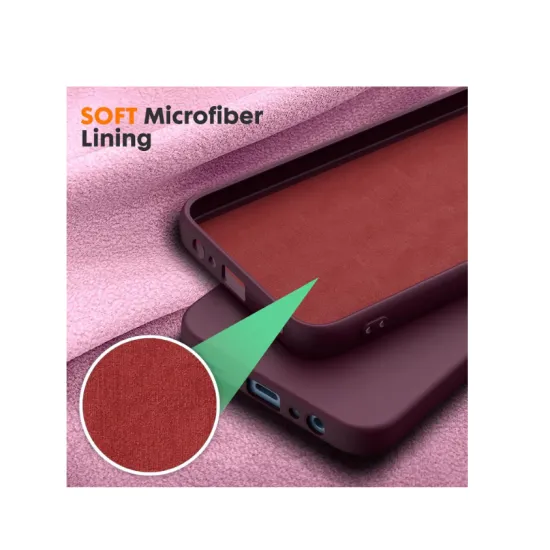 Husa Soft Touch, slim, ALC Mobile, anti soc, compatibila cu Samsung Galaxy A56, Visiniu Tpu