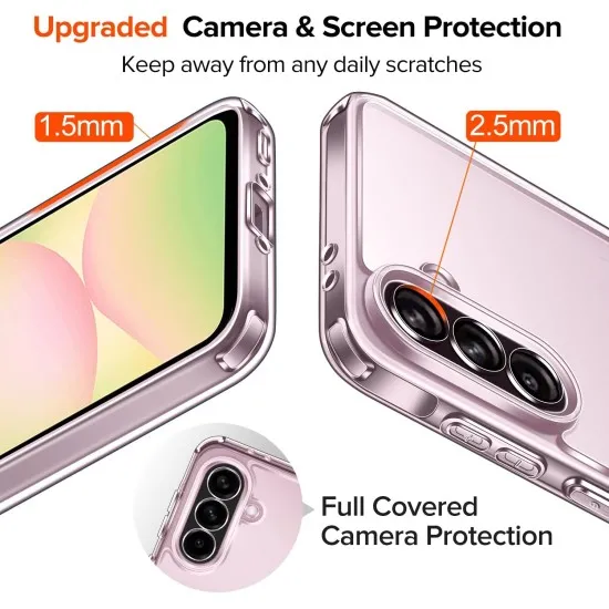 Husa Anti soc, transparenta compatibila cu Samsung Galaxy A56 Husa Anti soc, transparenta compatibila cu Samsung Galaxy A56