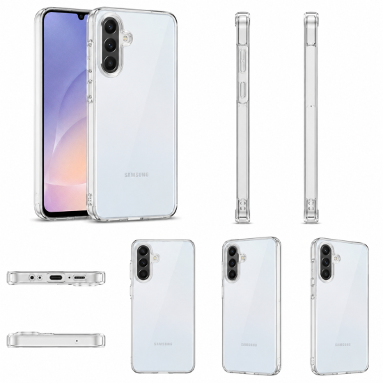 Husa 360 pentru Samsung Galaxy A37, Transparenta, Fata si Spate, Protectie Completa Anti-Soc, ALC Mobile