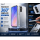 Husa 360 pentru Samsung Galaxy A37, Transparenta, Fata si Spate, Protectie Completa Anti-Soc, ALC Mobile