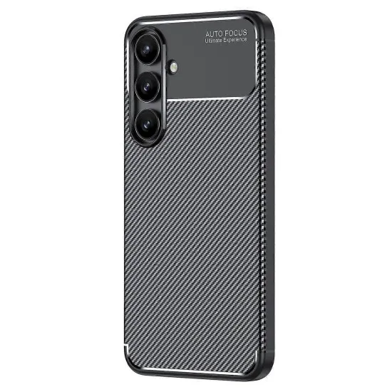 Husa Auto Focus Carbon ALC Mobile, Pentru Samsung Galaxy S24 FE, - Negru