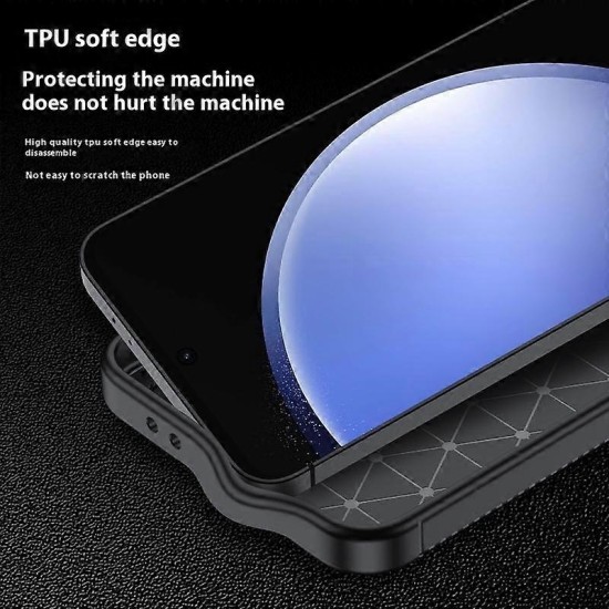 Husa Auto Focus Carbon ALC Mobile, Pentru Samsung Galaxy S24 FE, - Negru Husa Auto Focus Carbon ALC Mobile, Pentru Samsung Galaxy S24 FE, - Negru