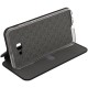 Husa Flip Cover Magnetic Pentru Samsung Galaxy S7 edge, Visiniu